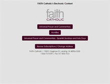 Tablet Screenshot of faithcontent.net